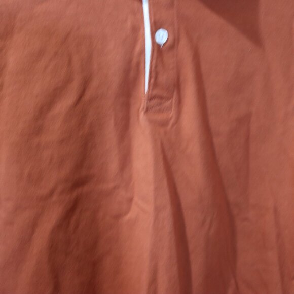 Cat & Jack Boys Rust Orange Polo Shirt 8 - Picture 3 of 7